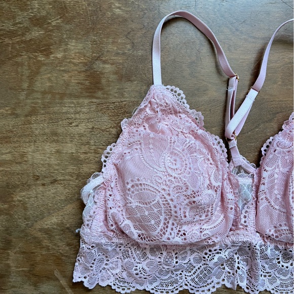 Aerie Medium Pink Racerback Bralette - Picture 2 of 7